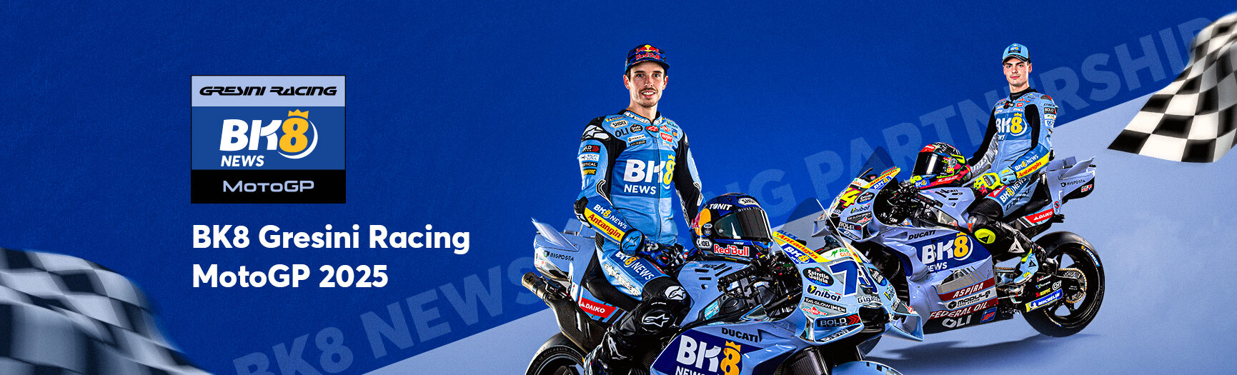 Banner thông báo đối tác Gresini