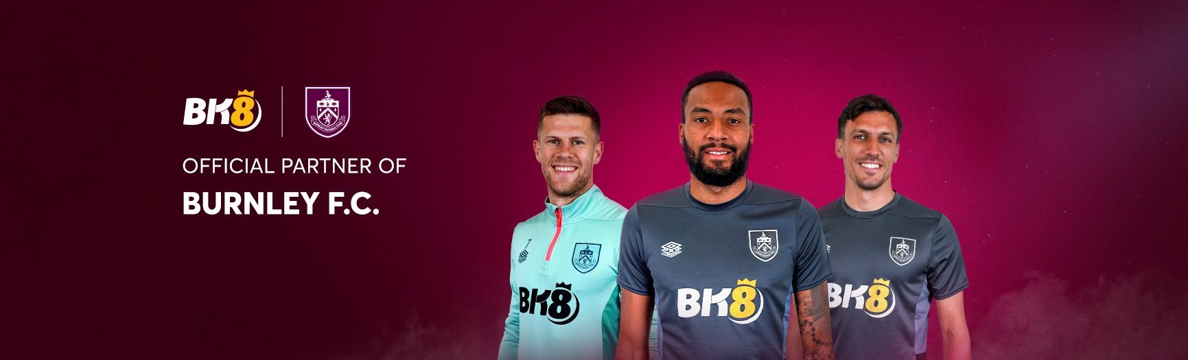 Banner đối tác chính thức Burnley FC